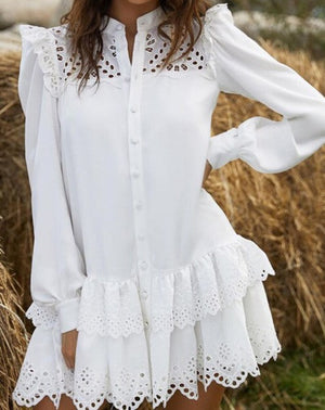 MARIA MINI DRESS White