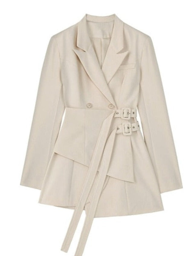 INNES RUNWAY LONGLINE BLAZER Apricot