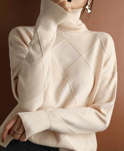 NANA WOOL SWEATER Beige