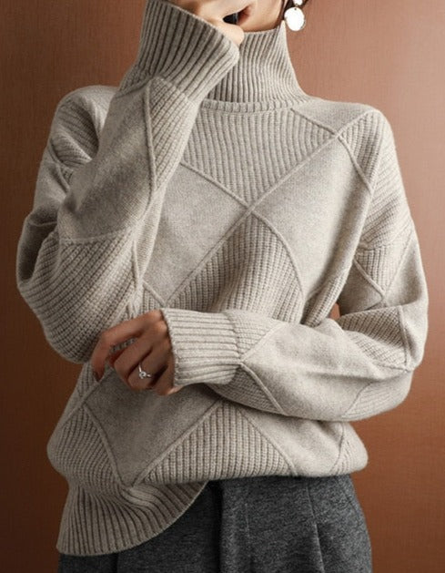 NANA WOOL SWEATER Greyish Khaki