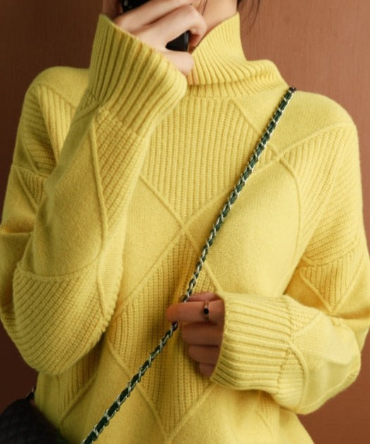 NANA WOOL SWEATER Yellow
