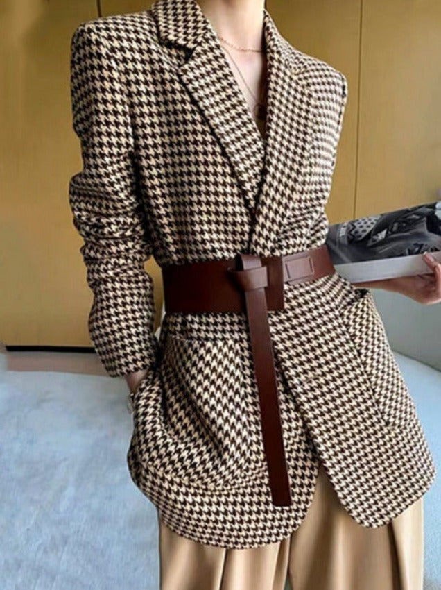 WILD CHECK BLAZER Wild Check