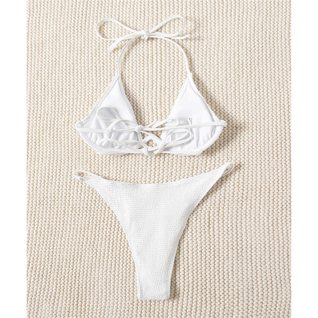Halter V-Bar Underwired Bikini