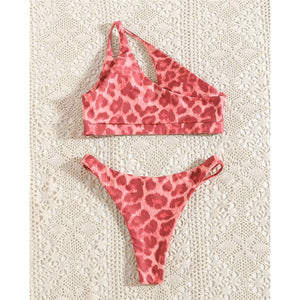 Leopard Asymmetric Bikini
