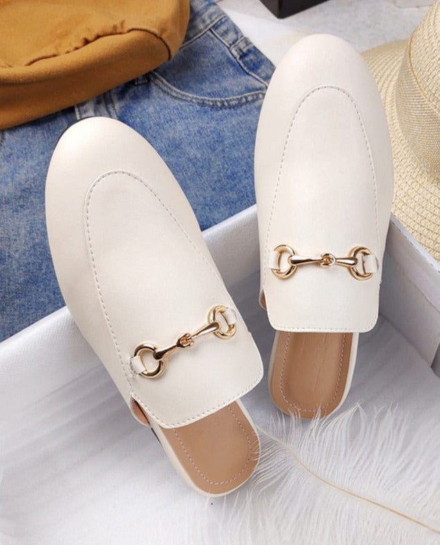 RAYA VINTAGE SLIPPERS Ivory