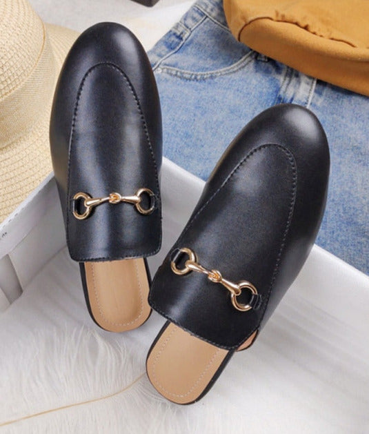 RAYA VINTAGE SLIPPERS black