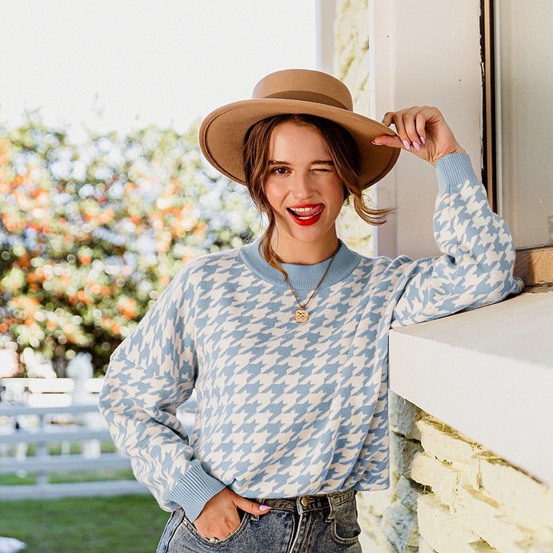 Molly Houndstooth Sweater color 3