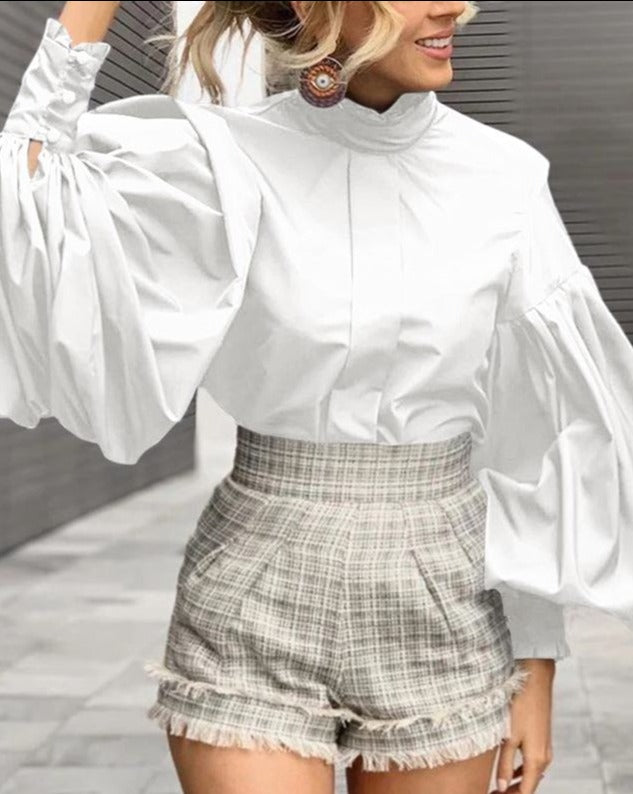 MARINO VINTAGE SHIRT /plus size/ (Style A)White