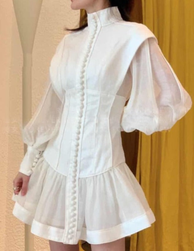 ISABELLA DRESS White