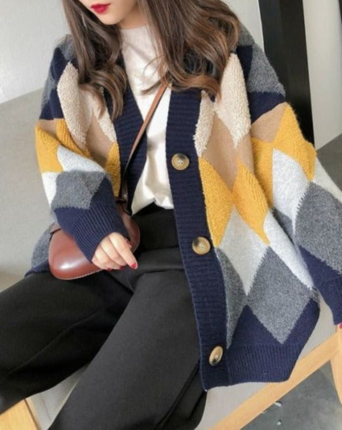 TONNY LOVELY CARDIGAN Navy
