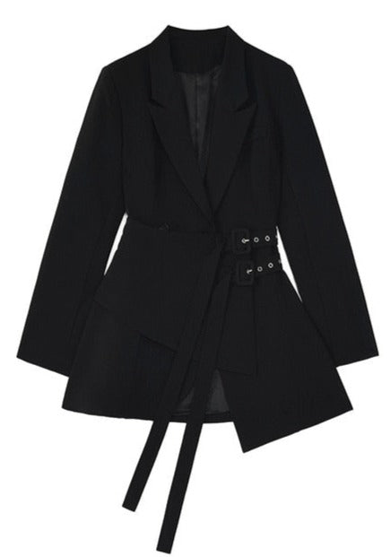 INNES RUNWAY LONGLINE BLAZER black