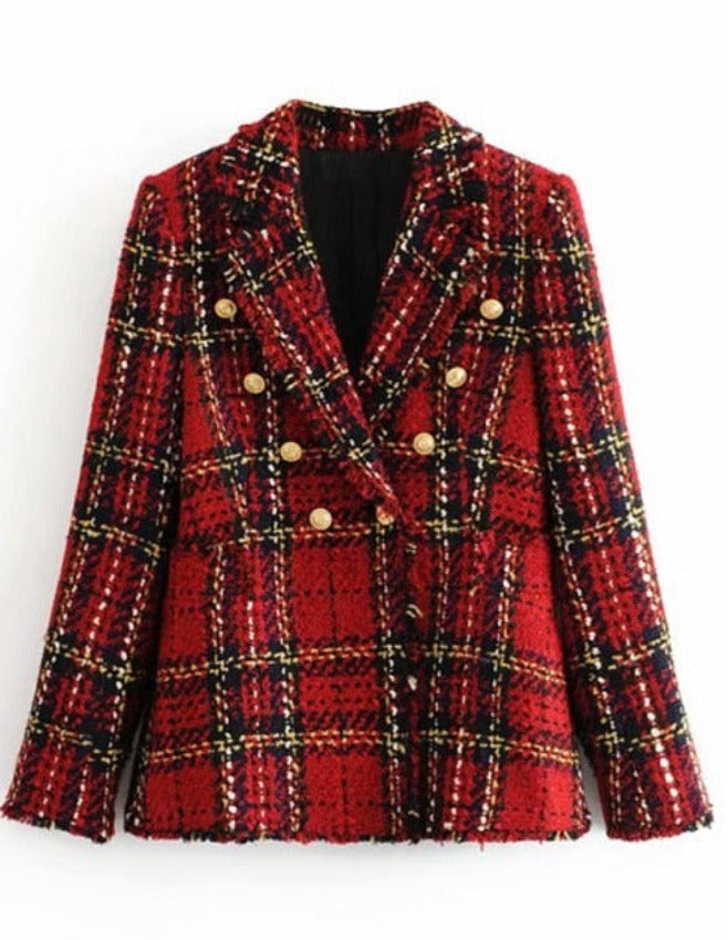 LUCIA CHIC CHECK BLAZER English Check