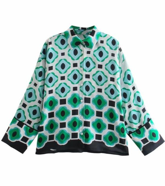KARRA 2 PIECES SET green--shirt