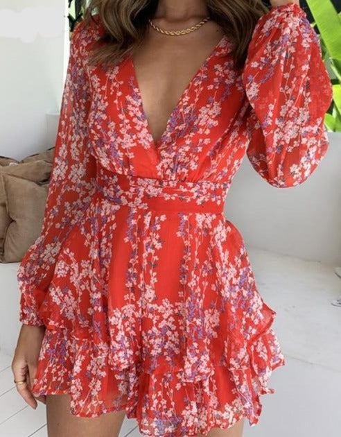 CUTE RUFFLE ROMPER Chiffon Crinkle 2