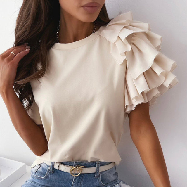 BEATRICE BLOUSE Khaki1