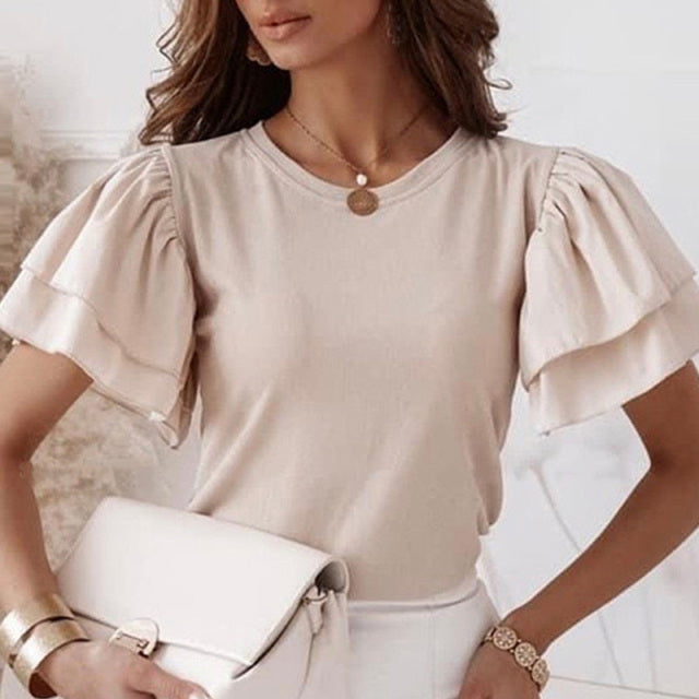 BEATRICE BLOUSE Khaki2