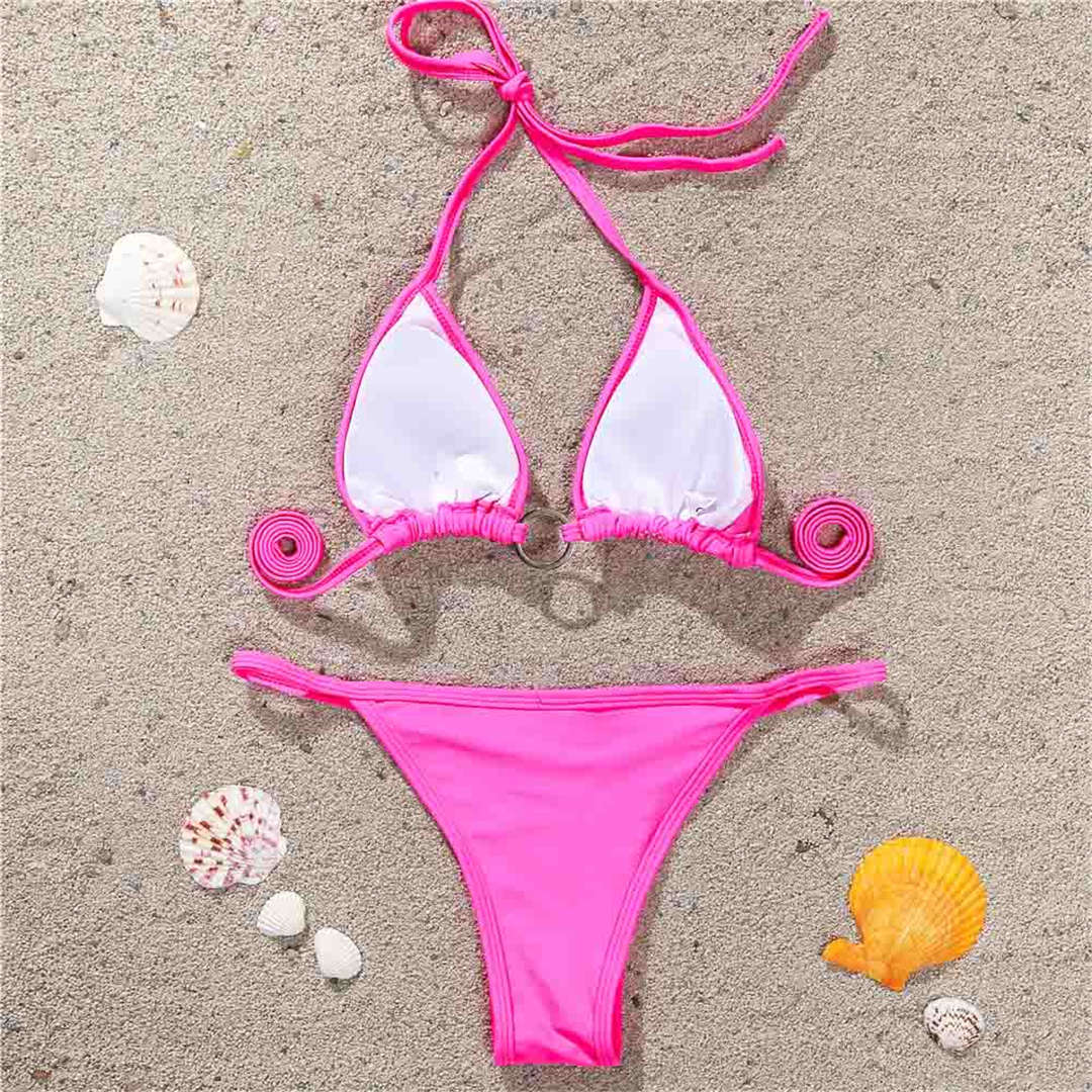 Rhinestone Mini Thong Bikini