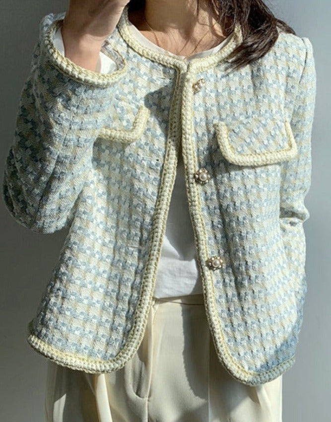 TARRA FRENCH BLAZER Blue Mint