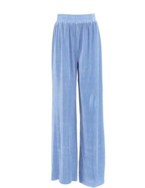 MYCUTURE PLEATED SET New Blue Pants