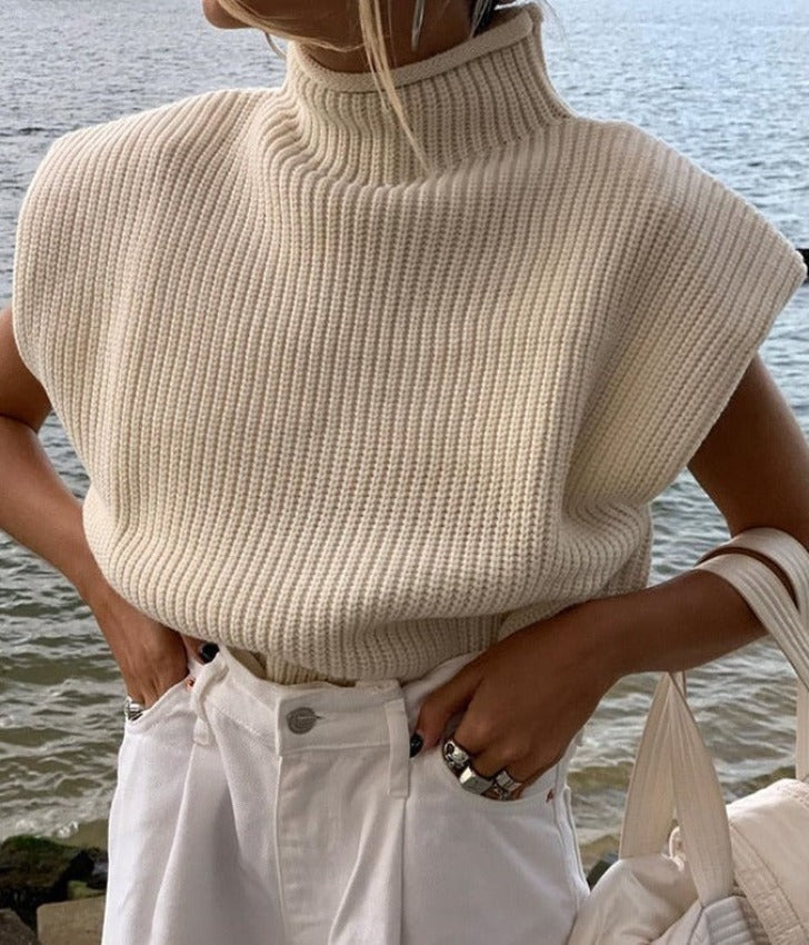 WENDY KNIT TOP Dark Ivory