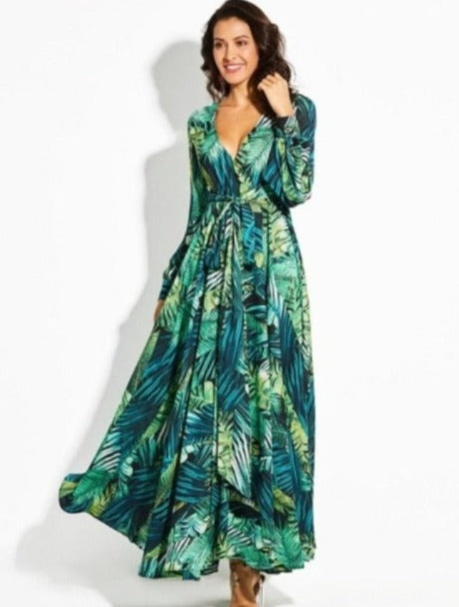NONA MAXI DRESS green