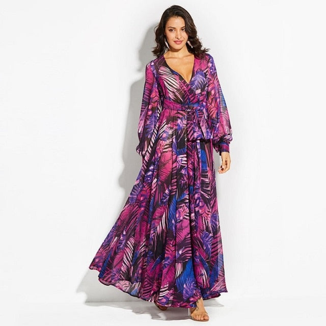 NONA MAXI DRESS Purple