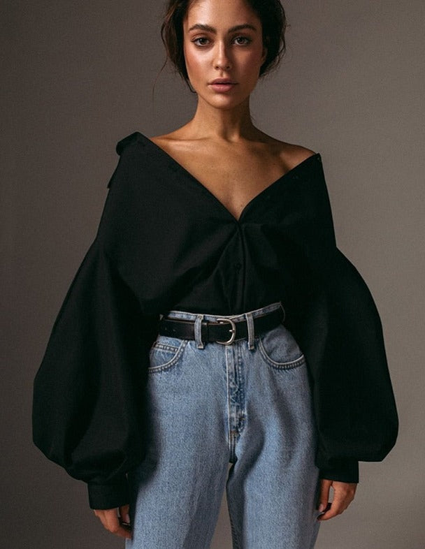 ROSSA TRENDY SHIRT Black