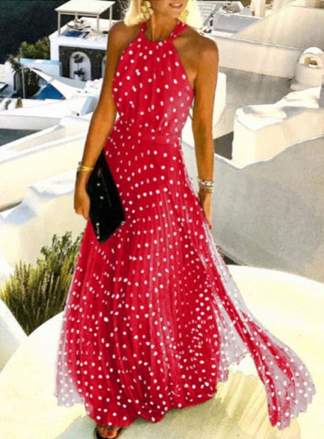 ELVIRA ELEGANT DRESS Red
