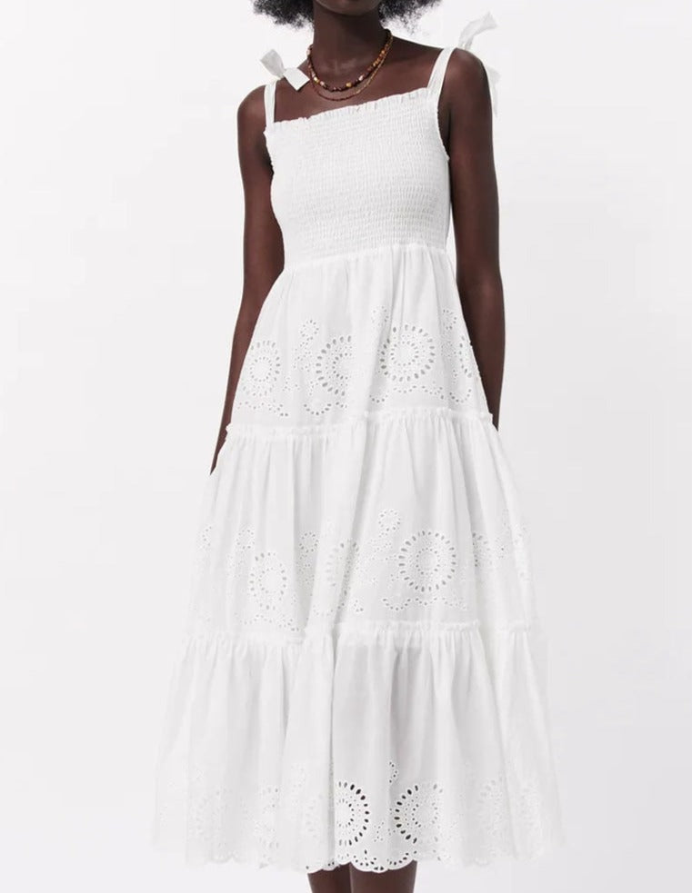 MORRCHIC DRESS White