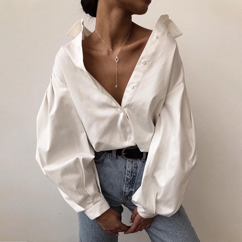 YURENA BLOUSE White