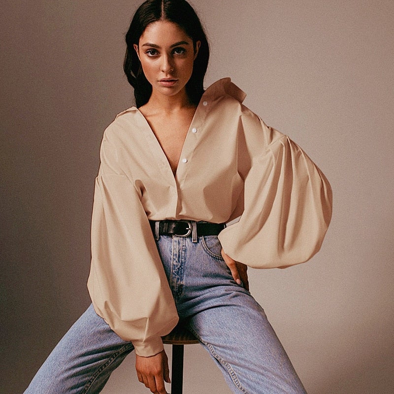 YURENA BLOUSE Burlywood