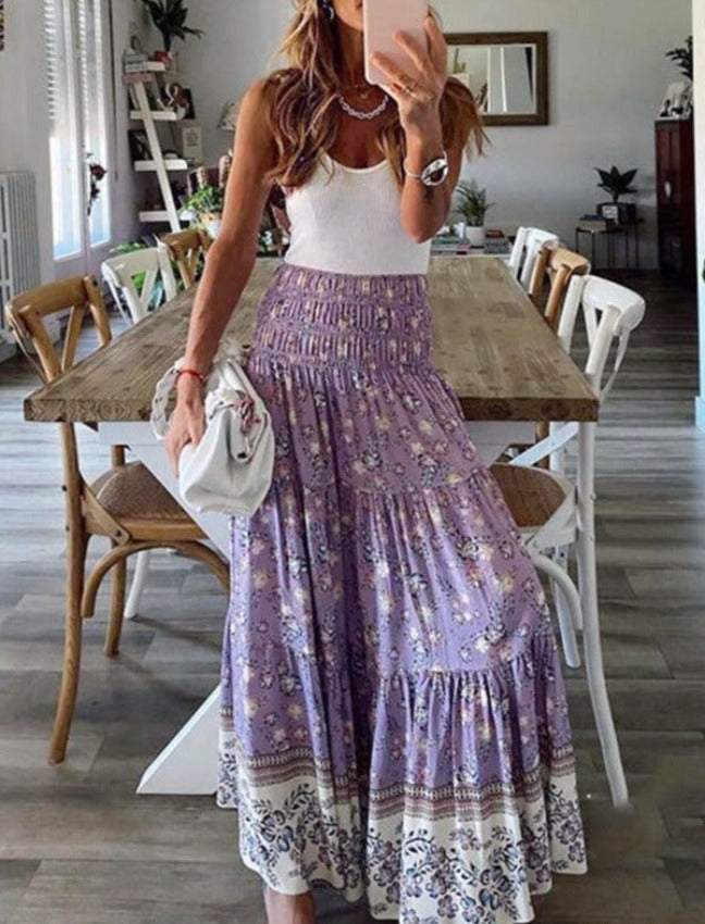 NEONILA SKIRT Purple