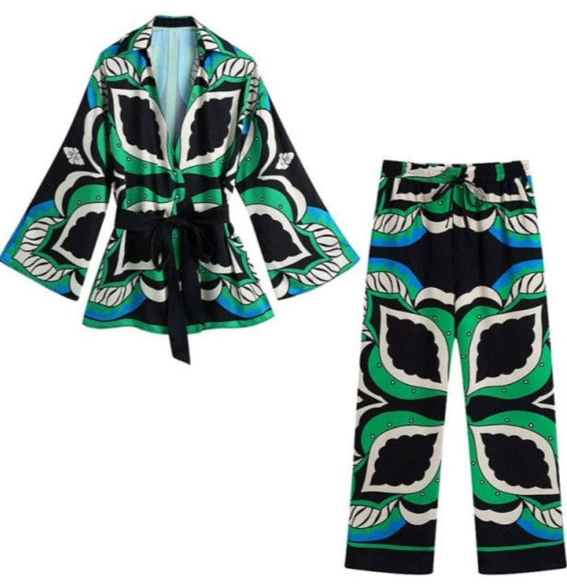 CALI SUMMER SET Kimono + Pants