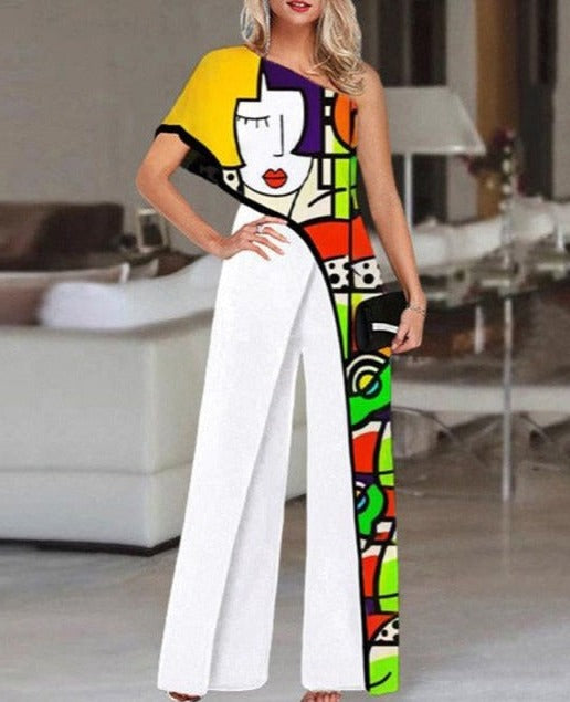 MIRANDA FACE JUMPSUIT Colorfull