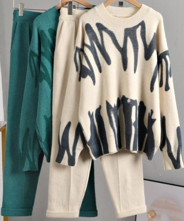 SARRA COZY SUIT One Size Apricot Blue