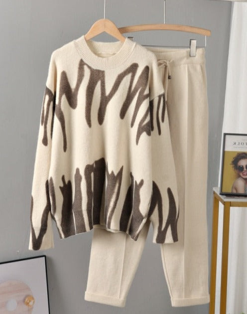 SARRA COZY SUIT One Size Apricot Coffee