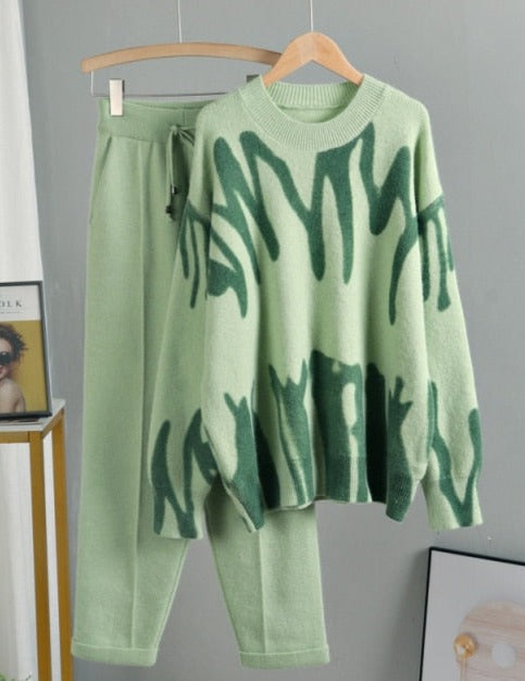 SARRA COZY SUIT One Size Light Green