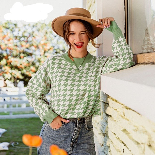 Molly Houndstooth Sweater color 4