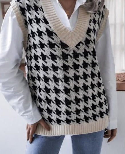 CHIC TRENDY VEST A-apricot
