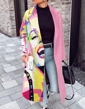 POLLY RUNWAY COAT 01 Patchwork Pink