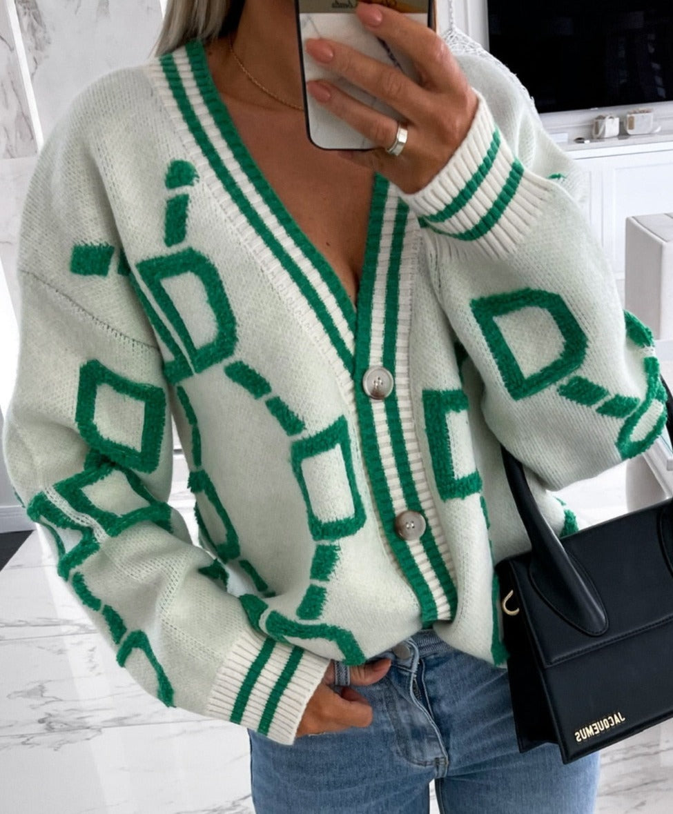 VIOLA RUNWAY CARDIGAN White