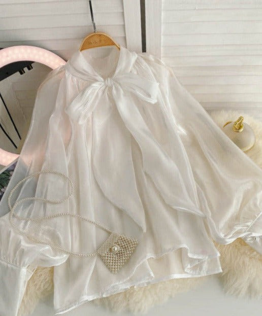 BEATRICE BLOUSE White One Size