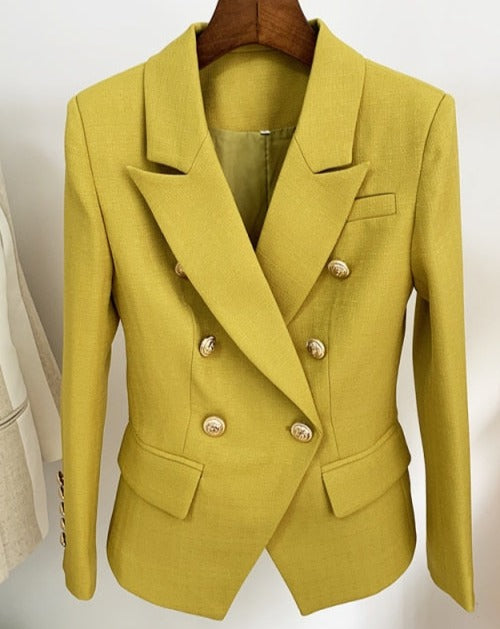 NASTASIA BLAZER Mustard