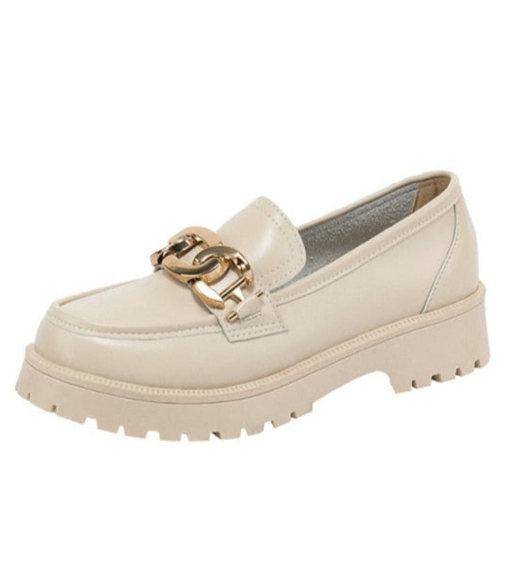 TARIYA PLATFORM LOAFERS Ivory