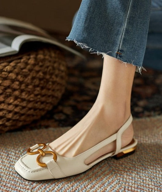 FEYA SLIP ON SANDALS white