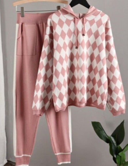 JEINA KNIT SET Pink One Size