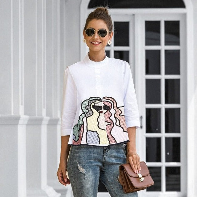 Monysa Shirt white