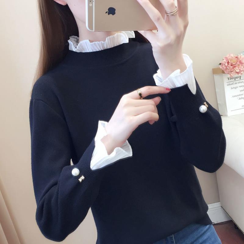 Holly Pearls Sweater Black