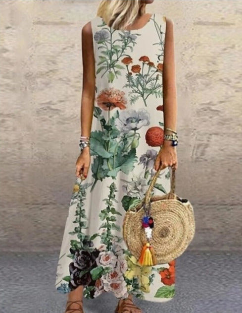 DIANA LONG DRESS White