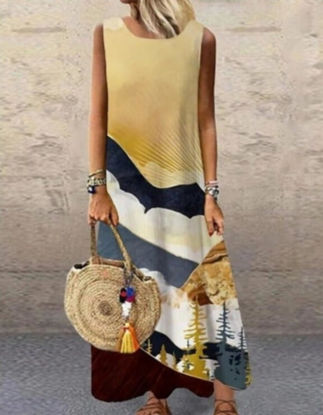 DIANA LONG DRESS Beige